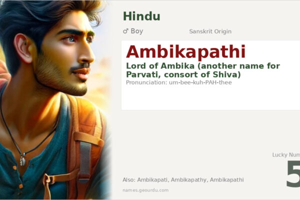 Ambikapathi Meaning — Sanskrit Origin, Boy Name & Shiva Connection (2025)