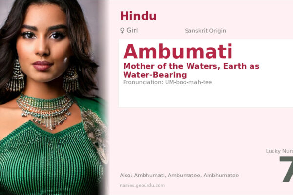 Ambumati Meaning — Sanskrit Origin, Girl Name & Details (2025)