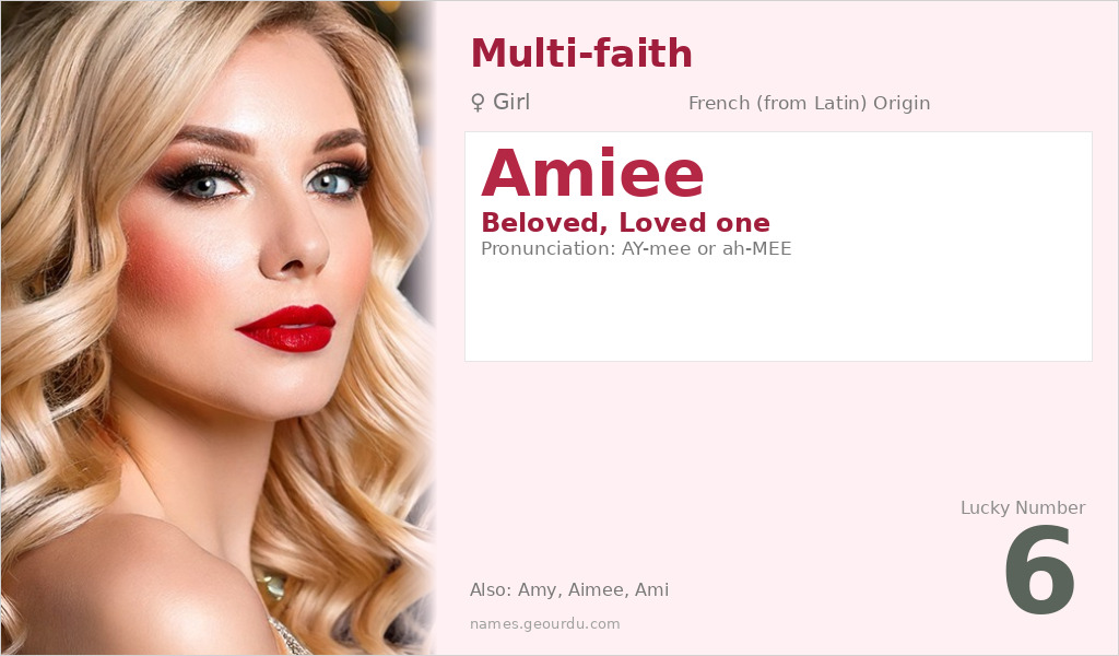 Amiee Name Meaning and Details