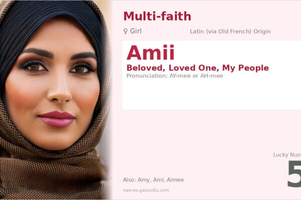 Amii Name Meaning — Origin, Gender & Details (2025)