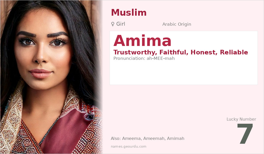Amima Name Meaning and Details