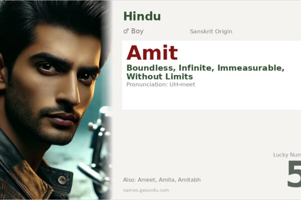 Amit Name Meaning — Sanskrit Origin, Boy Name & Details (2025)