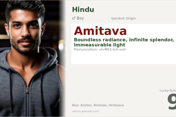 Amitava Name Meaning — Sanskrit Origin, Boy Name & Spiritual Significance (2025)