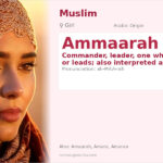 Ammaarah Name Meaning and Details