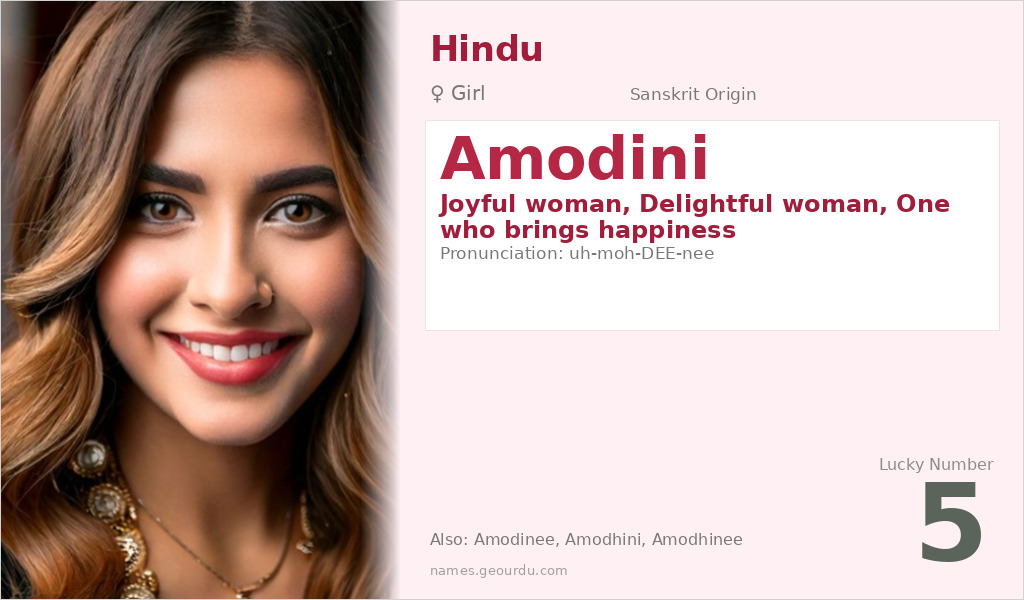Amodini Name Meaning and Details