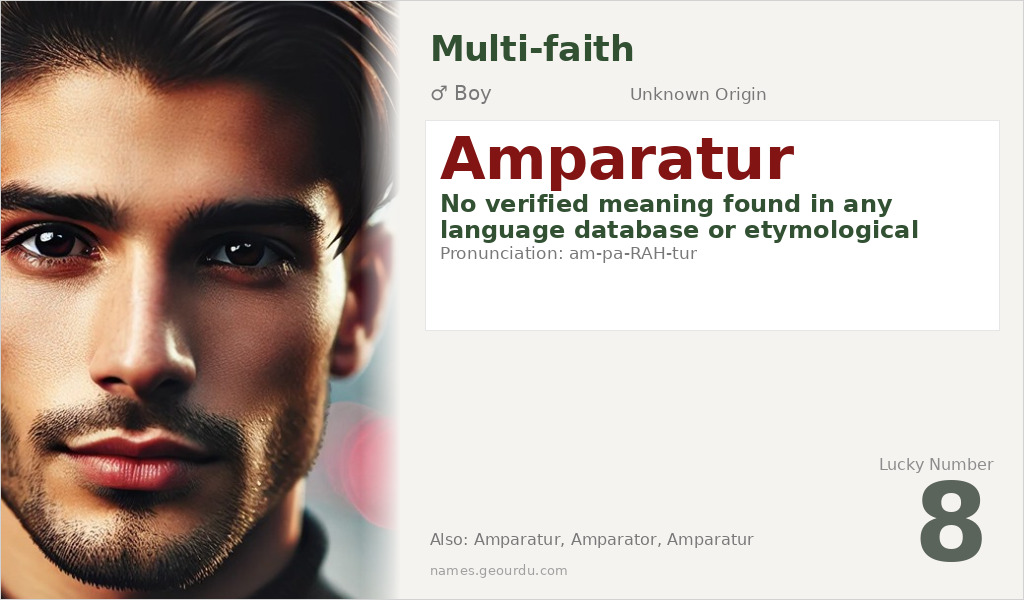 Amparatur Name Meaning and Details