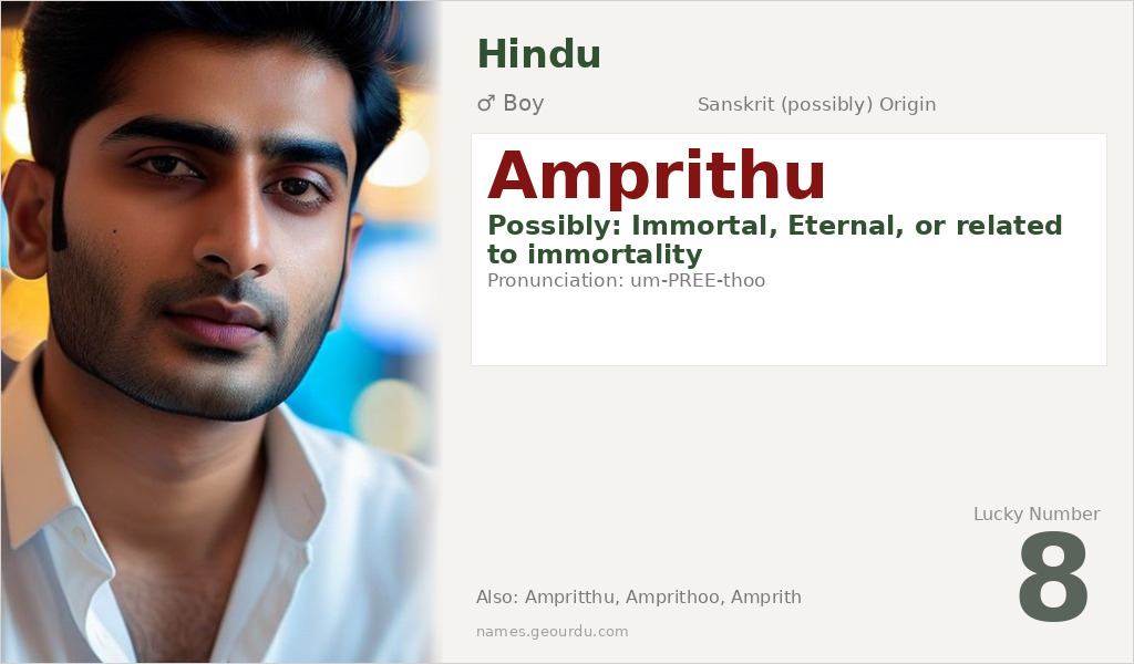 Amprithu Name Meaning and Details