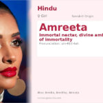 Amreeta Name Meaning and Details