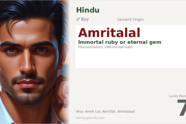Amritalal Meaning — Sanskrit Origin, Boy Name & Details (2025)