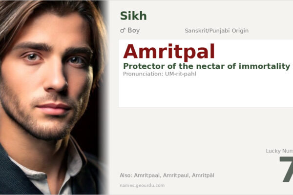 Amritpal Name Meaning — Sikh Origin, Boy Name & Details (2025)