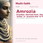 Amrozia Name Meaning and Details