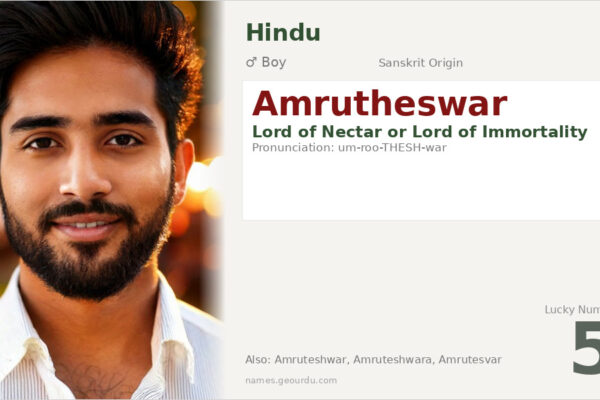Amrutheswar Meaning — Lord of Nectar, Origin & Details (2025)