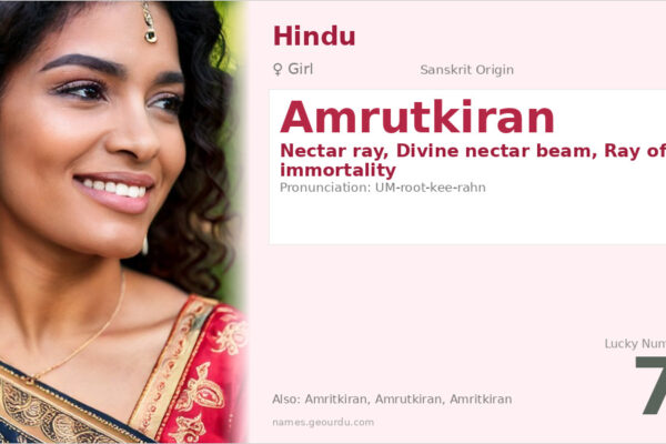 Amrutkiran Meaning — Sanskrit Origin, Girl Name & Details (2025)