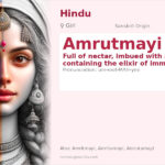 Amrutmayi Name Meaning and Details
