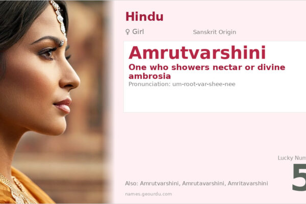 Amrutvarshini Meaning — Sanskrit Origin, Girl Name & Details (2025)