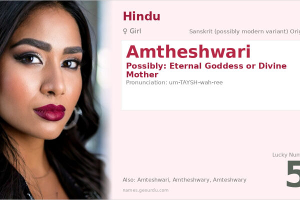 Amtheshwari Name Meaning — Origin, Gender & Details (2025)