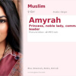 Amyrah Name Meaning and Details