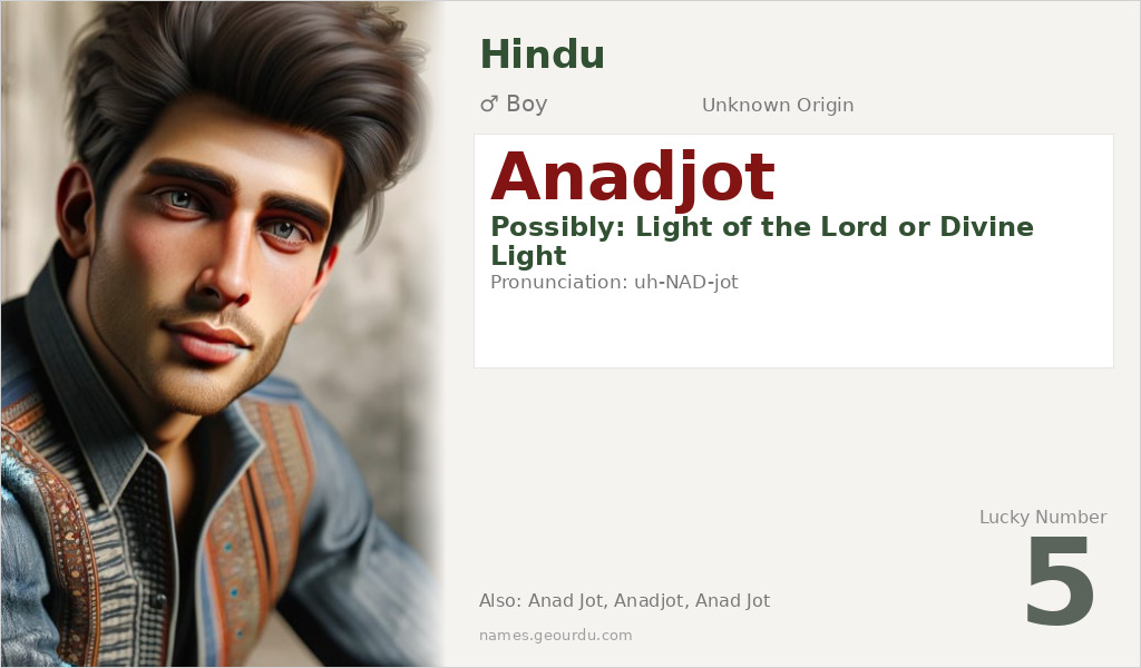Anadjot Name Meaning and Details