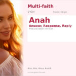 Anah Name Meaning and Details