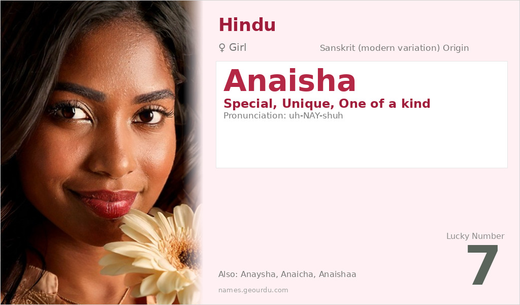 Anaisha Name Meaning and Details
