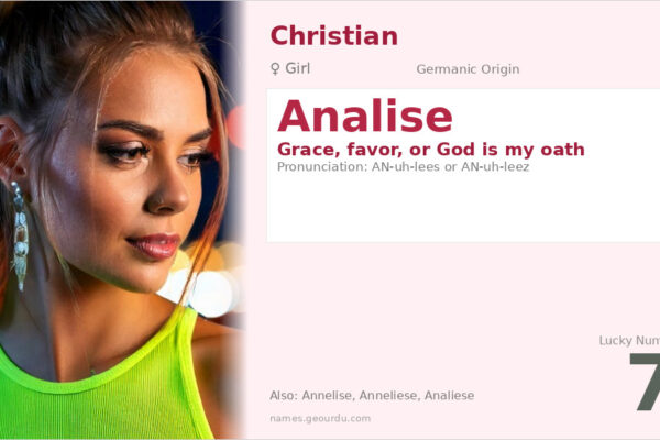 Analise Name Meaning — Germanic Origin, Girl’s Name & Details (2025)