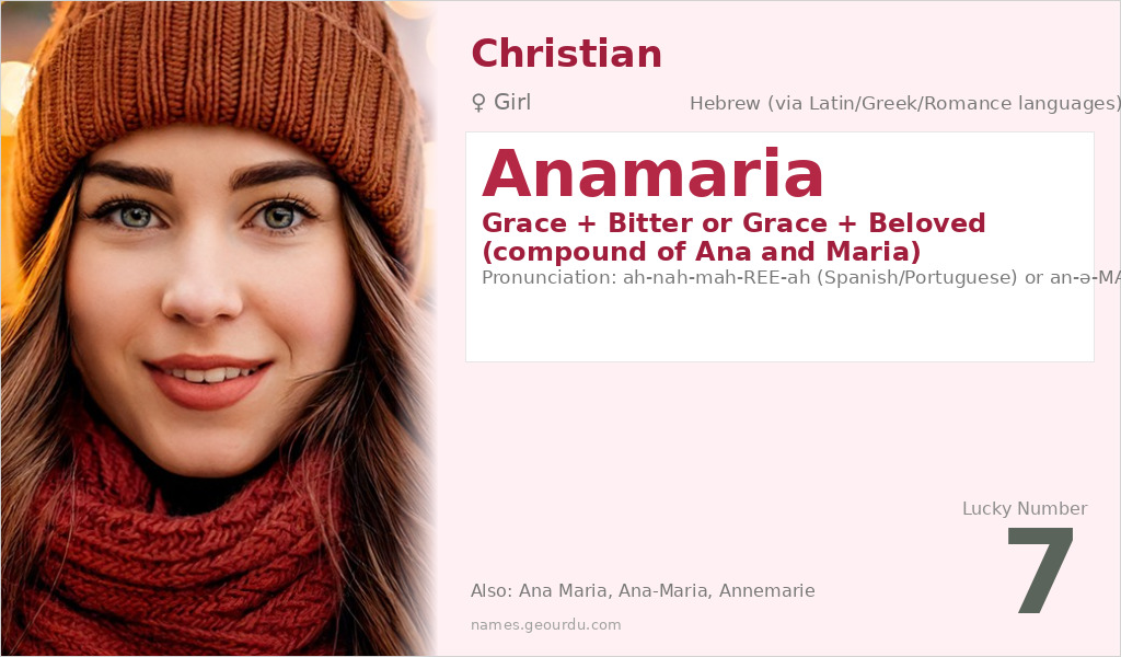 Anamaria Name Meaning and Details
