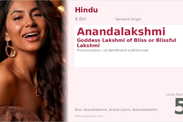 Anandalakshmi Meaning — Sanskrit Origin, Girl Name & Details (2025)