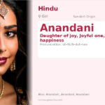 Anandani Name Meaning and Details