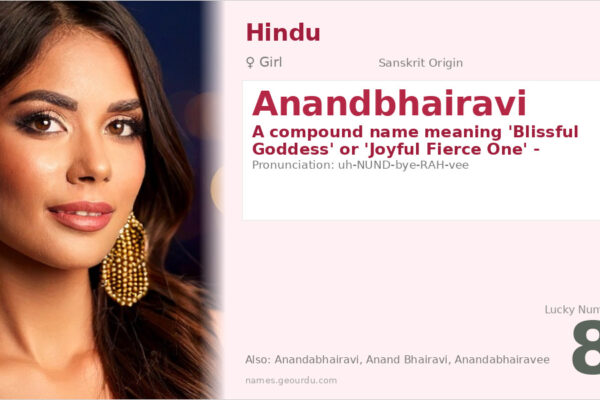 Anandbhairavi Name Meaning — Sanskrit Origin, Girl Name & Musical Significance (2025)