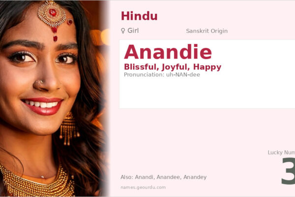 Anandie Name Meaning — Sanskrit Origin, Girl Name & Details (2025)