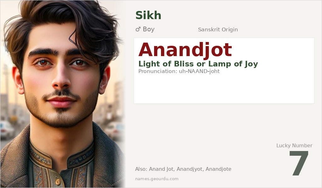 Anandjot Name Meaning and Details