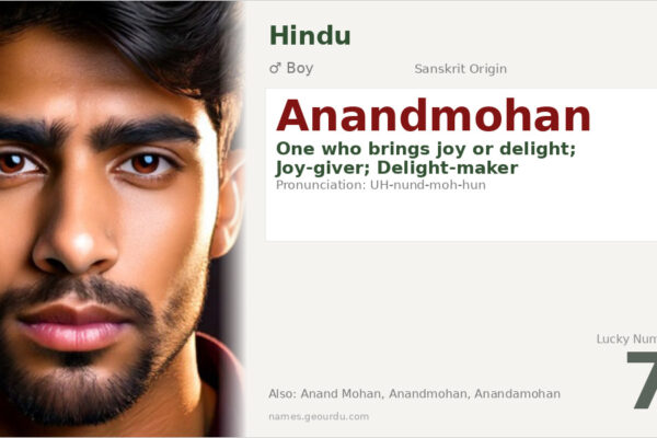 Anandmohan Meaning — Sanskrit Origin, Boy Name & Details (2025)