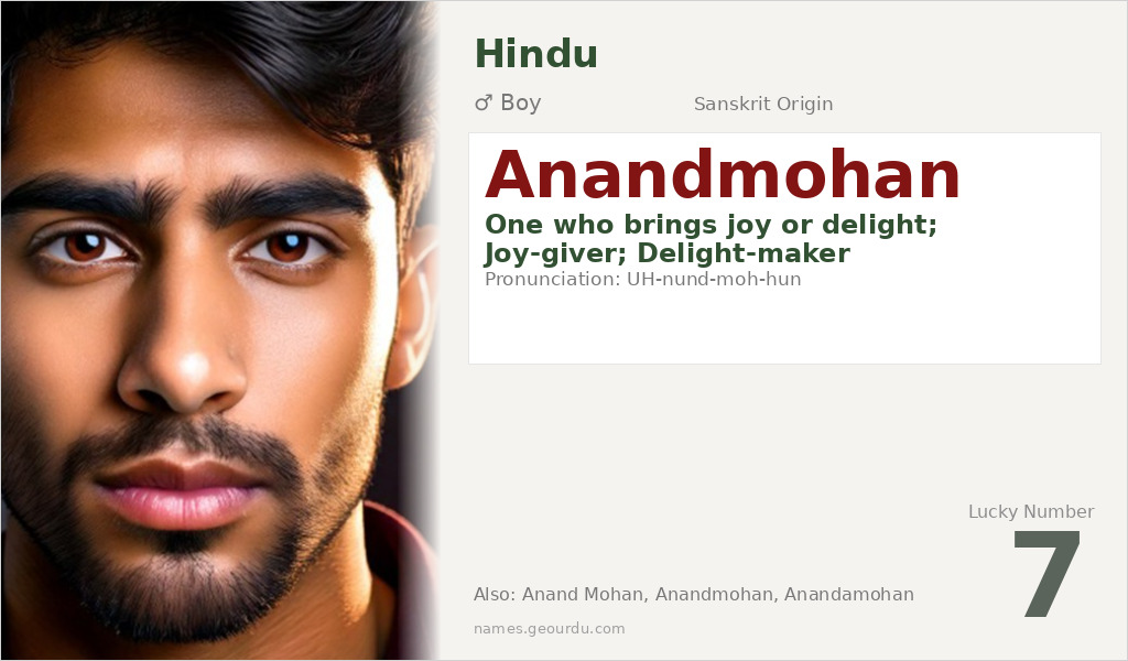 Anandmohan Name Meaning and Details