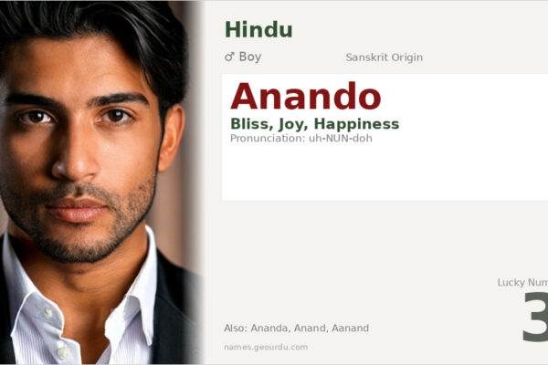 Anando Name Meaning — Sanskrit Origin, Boy Name & Details (2025)