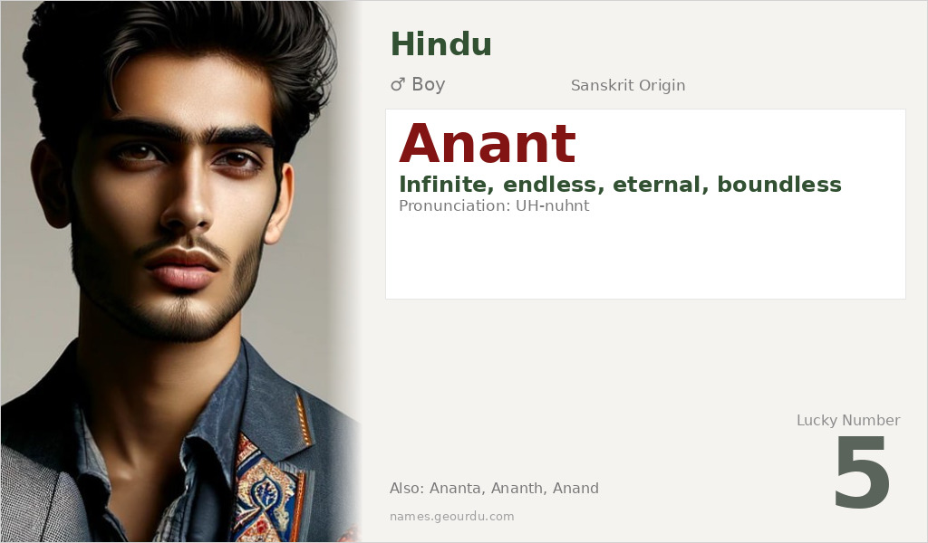 Anant Name Meaning and Details