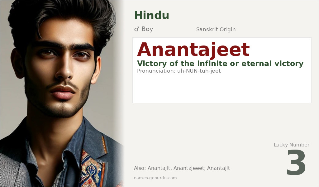Anantajeet Name Meaning and Details