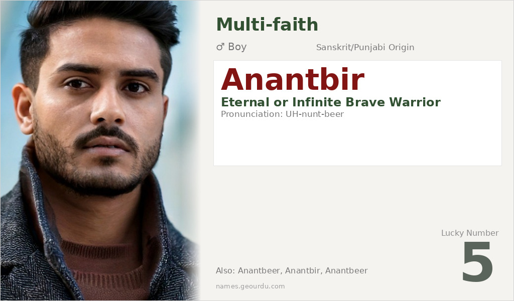 Anantbir Name Meaning and Details