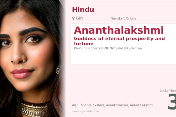 Ananthalakshmi Meaning — Sanskrit Origin, Goddess Name & Details (2025)