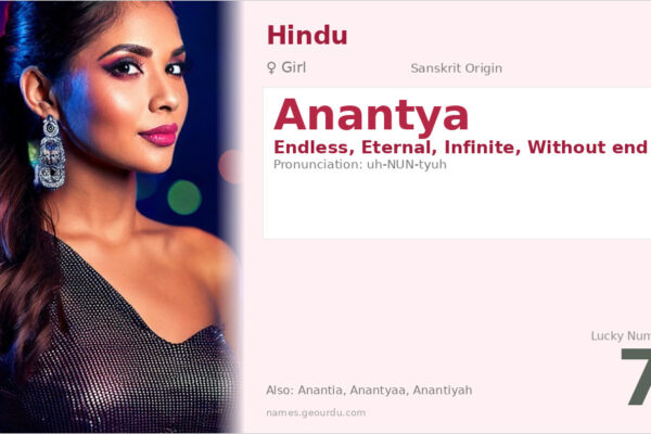 Anantya Name Meaning — Sanskrit Origin, Girl Name & Details (2025)