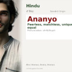 Ananyo Name Meaning and Details