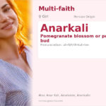 Anarkali Name Meaning and Details