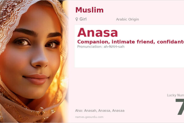 Anasa Name Meaning — Arabic Origin, Girl Name & Details (2025)