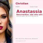 Anastassia Name Meaning and Details