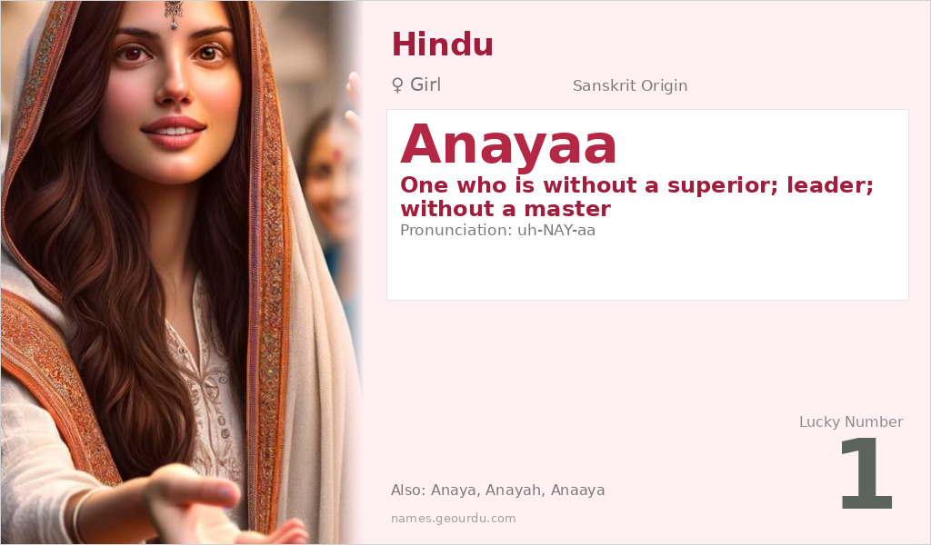 Anayaa Name Meaning and Details