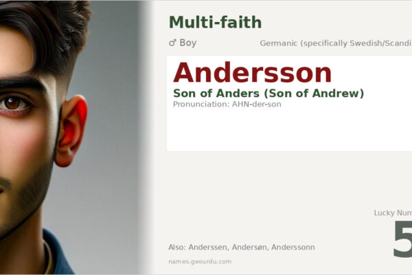 Andersson Meaning — Origin, Etymology & Cultural Significance (2025)