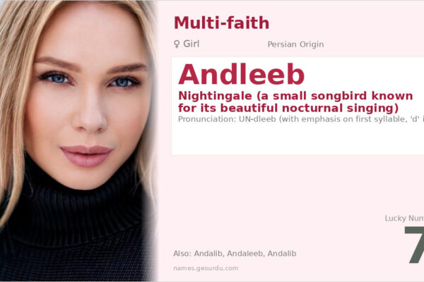 Andleeb Name Meaning — Persian Origin, Girl Name & Details (2025)