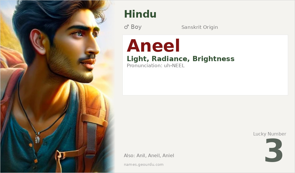 Aneel Name Meaning and Details