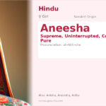 Aneesha Name Meaning and Details