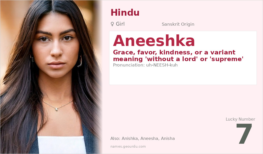 Aneeshka Name Meaning and Details