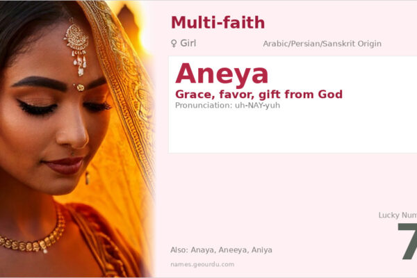 Aneya Name Meaning — Origin, Gender & Details (2025)